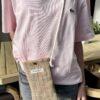 Pochette à portable toile de jute