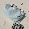 Cabas de plage nid d'abeille vert XXL – Image 2