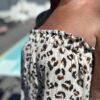 Robe de plage Tube léopard M/L – Image 2