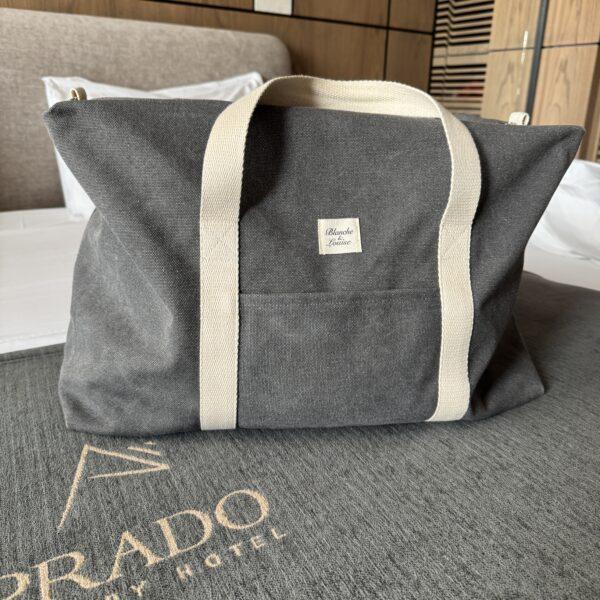 Sac week-end Lou gris anthracite