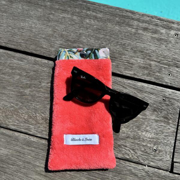 Étui à lunettes éponge corail